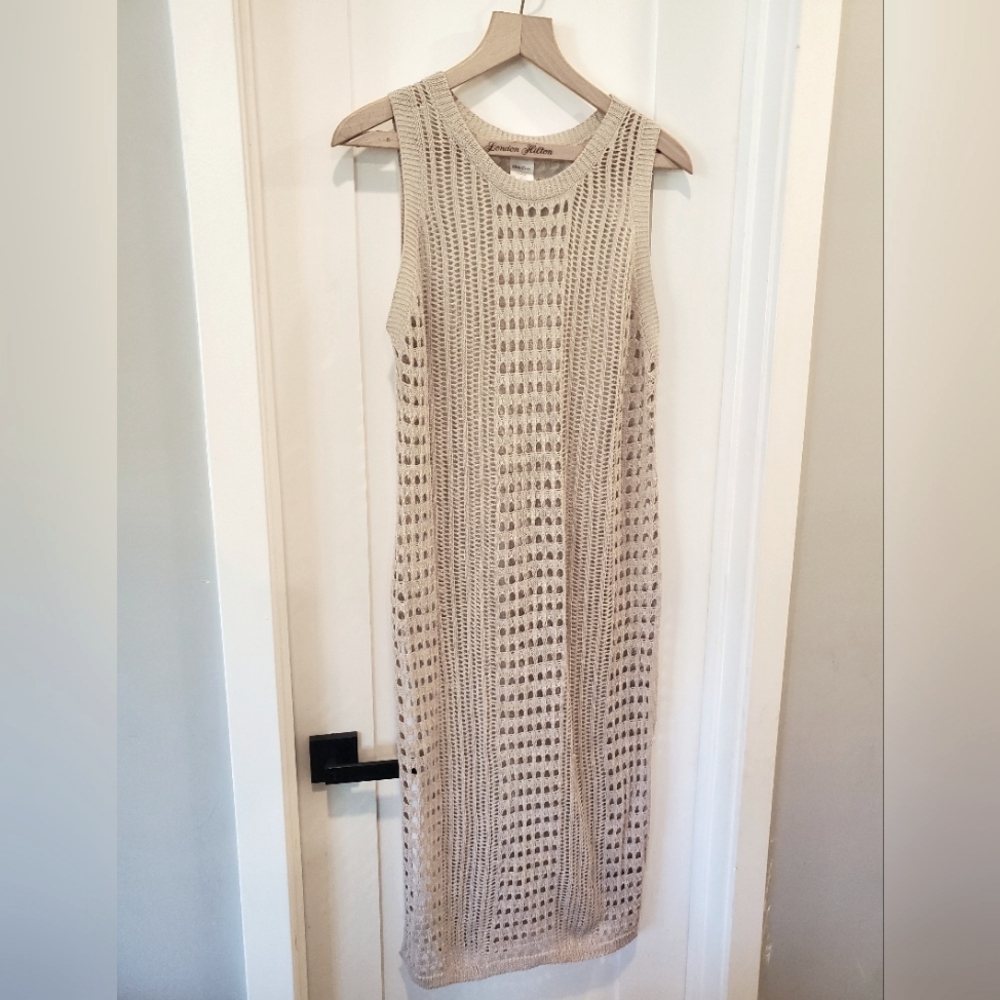 (Knit) beachy swimsuit cover-up OR dress